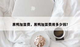 黑鸭加盟费，黑鸭加盟费用多少钱？